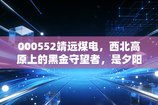 000552靖远煤电，西北高原上的黑金守望者，是夕阳余晖还是稳健红利？