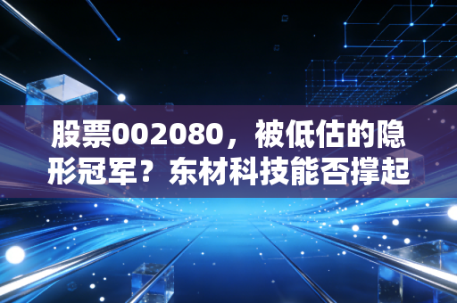 股票002080，被低估的隐形冠军？东材科技能否撑起你的新材料野心？