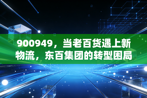 900949，当老百货遇上新物流，东百集团的转型困局与破局之道