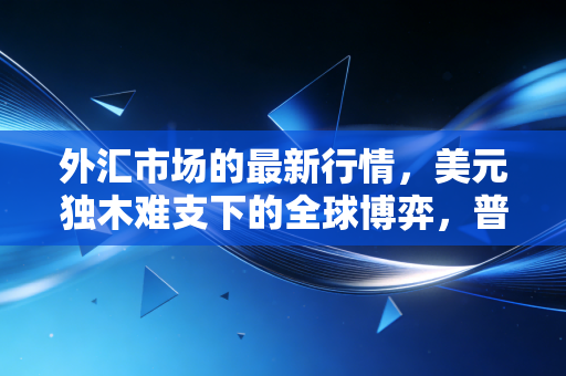 外汇市场的最新行情，美元独木难支下的全球博弈，普通人如何看懂这盘棋？