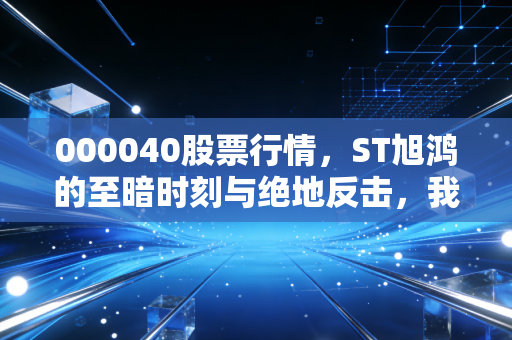 000040股票行情，ST旭鸿的至暗时刻与绝地反击，我们该赌还是该撤？