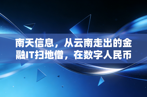 南天信息，从云南走出的金融IT扫地僧，在数字人民币的浪潮里还能狂飙多久？