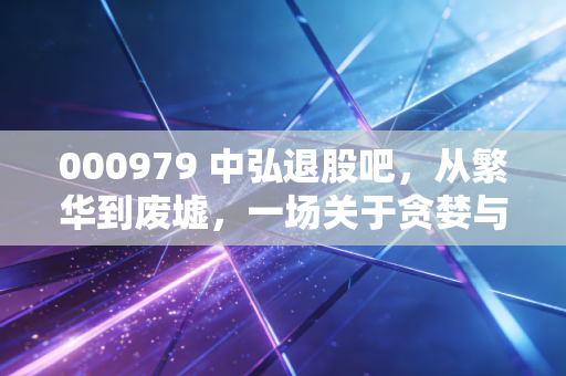 000979 中弘退股吧,从繁华到废墟,一场关于贪婪与侥幸的A股残酷物语