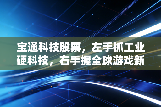 宝通科技股票，左手抓工业硬科技，右手握全球游戏新风口，这只双面胶到底值不值得重仓？