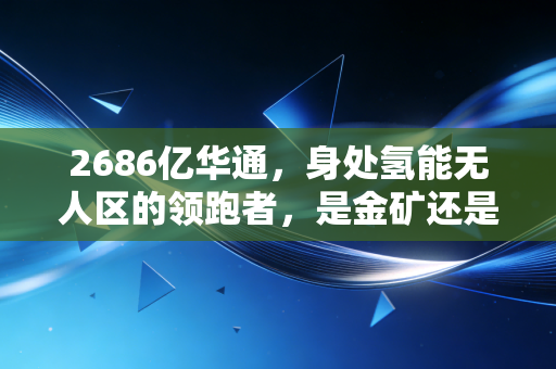 2686亿华通,身处氢能无人区的领跑者,是金矿还是陷阱?
