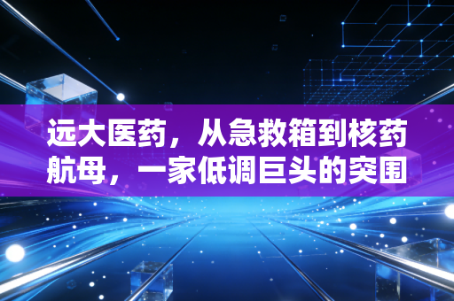 远大医药,从急救箱到核药航母,一家低调巨头的突围与进化