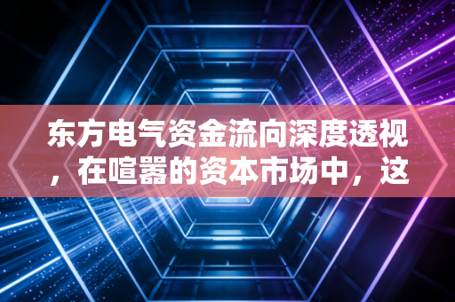 东方电气资金流向深度透视，在喧嚣的资本市场中，这是一场关于耐心的长跑游戏