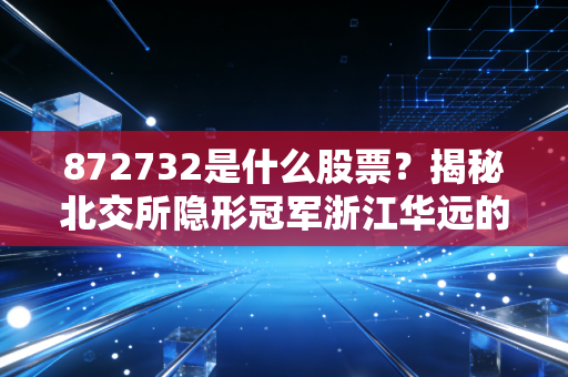 872732是什么股票？揭秘北交所隐形冠军浙江华远的投资逻辑与生存之道