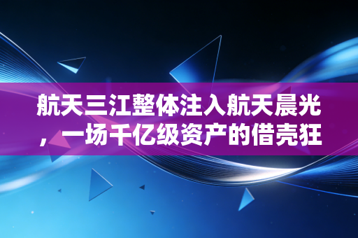 航天三江整体注入航天晨光，一场千亿级资产的借壳狂想曲，还是国企改革的终极样板？