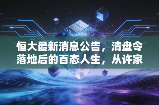 恒大最新消息公告，清盘令落地后的百态人生，从许家印到烂尾楼，我们还要等多久？