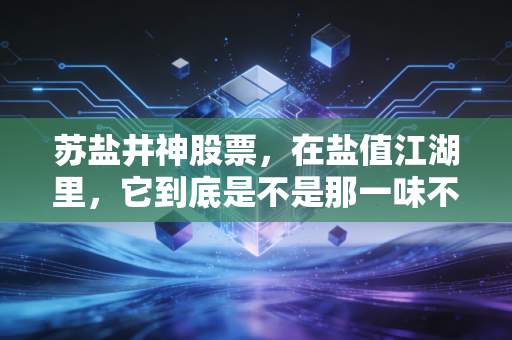 苏盐井神股票，在盐值江湖里，它到底是不是那一味不可多得的良药？