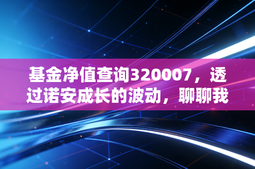 基金净值查询320007，透过诺安成长的波动，聊聊我们该如何与市场的心跳共处