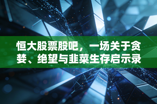 恒大股票股吧，一场关于贪婪、绝望与韭菜生存启示录的深夜对话
