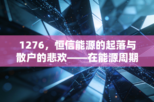 1276，恒信能源的起落与散户的悲欢——在能源周期里，我们该如何自处？