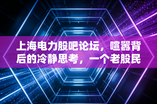 上海电力股吧论坛，喧嚣背后的冷静思考，一个老股民眼中的慢牛逻辑