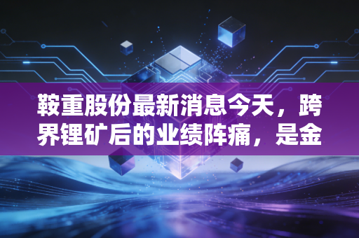 鞍重股份最新消息今天，跨界锂矿后的业绩阵痛，是金蝉脱壳还是绝地反击？