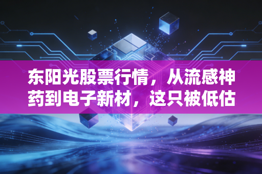 东阳光股票行情,从流感神药到电子新材,这只被低估的潜力股还能上车吗?