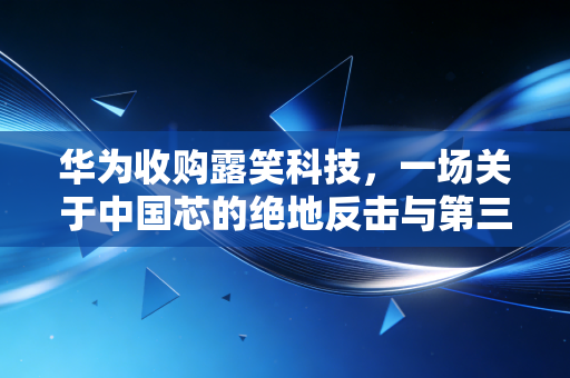 华为收购露笑科技，一场关于中国芯的绝地反击与第三代半导体的未来赌局