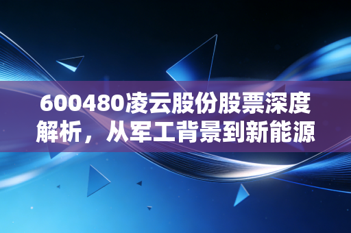 600480凌云股份股票深度解析，从军工背景到新能源赛道的隐形冠军，这只老牌国企还能打吗？
