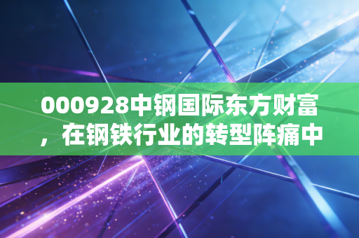 000928中钢国际东方财富，在钢铁行业的转型阵痛中，寻找那一抹倔强的绿色生机