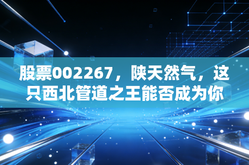 股票002267,陕天然气,这只西北管道之王能否成为你穿越牛熊的压舱石?