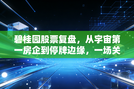 碧桂园股票复盘，从宇宙第一房企到停牌边缘，一场关于周期的深刻教训
