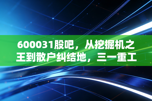 600031股吧,从挖掘机之王到散户纠结地,三一重工的周期困局与突围之路