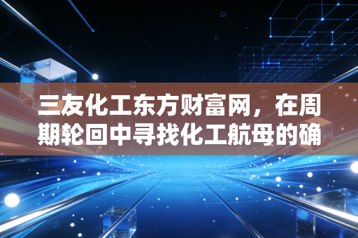 三友化工东方财富网，在周期轮回中寻找化工航母的确定性，一位老股民的深度复盘