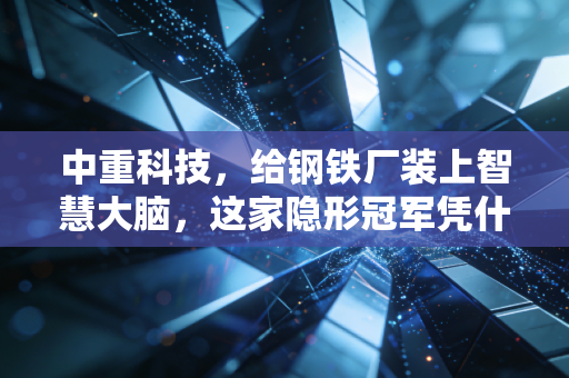 中重科技，给钢铁厂装上智慧大脑，这家隐形冠军凭什么穿越周期？