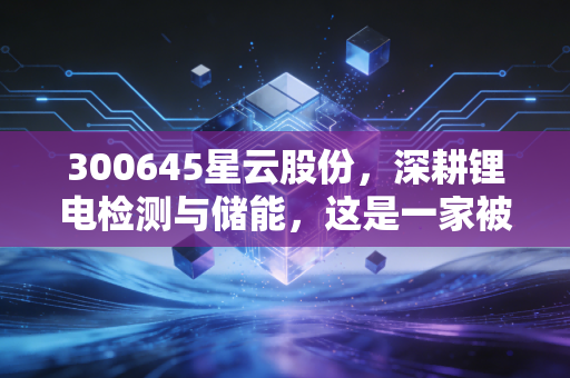 300645星云股份，深耕锂电检测与储能，这是一家被低估的卖水人还是随波逐流的投机者？