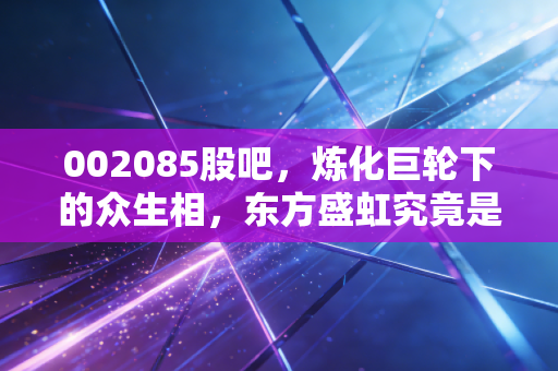 002085股吧，炼化巨轮下的众生相，东方盛虹究竟是黄金坑还是深水区？