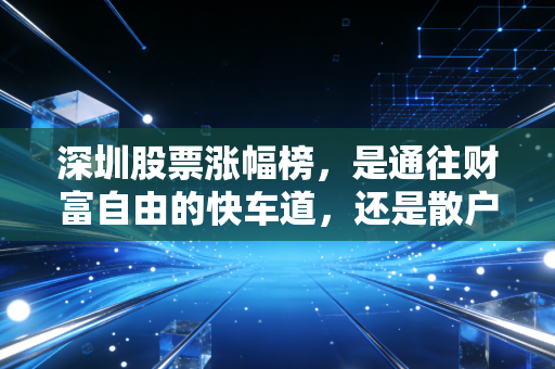 深圳股票涨幅榜,是通往财富自由的快车道,还是散户的修罗场?
