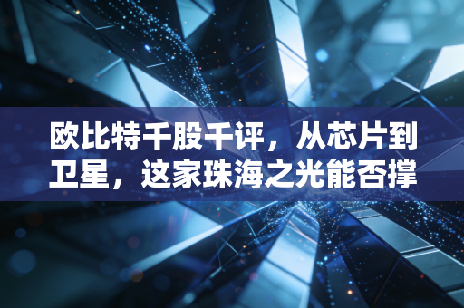 欧比特千股千评,从芯片到卫星,这家珠海之光能否撑起商业航天的万亿梦想?
