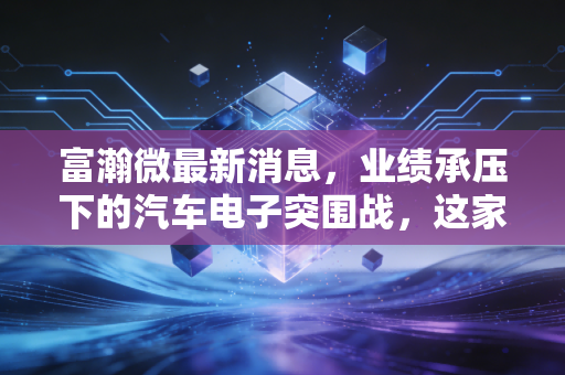 富瀚微最新消息，业绩承压下的汽车电子突围战，这家芯片巨头能否撑起下一个千亿市值？