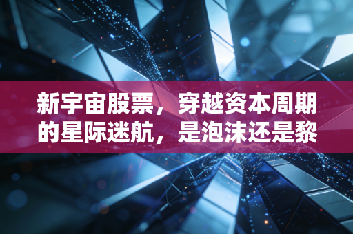 新宇宙股票，穿越资本周期的星际迷航，是泡沫还是黎明？