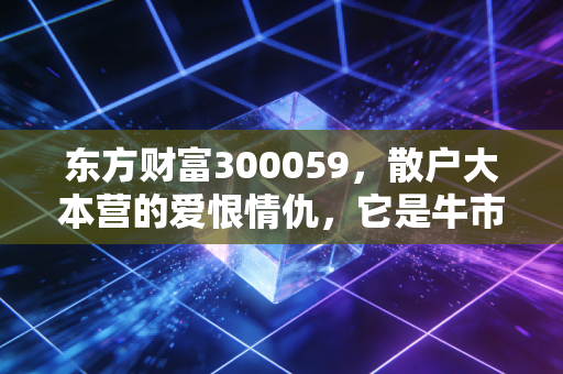 东方财富300059，散户大本营的爱恨情仇，它是牛市旗手还是情绪放大器？