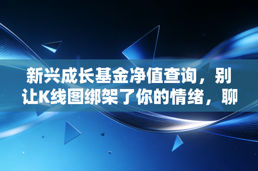新兴成长基金净值查询,别让K线图绑架了你的情绪,聊聊如何在波动中寻找睡后收入