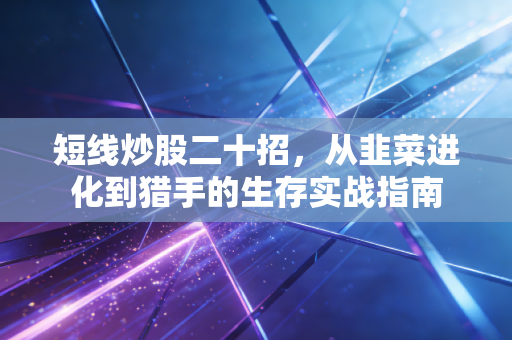 短线炒股二十招，从韭菜进化到猎手的生存实战指南