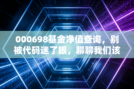 000698基金净值查询，别被代码迷了眼，聊聊我们该如何看清投资的真面目