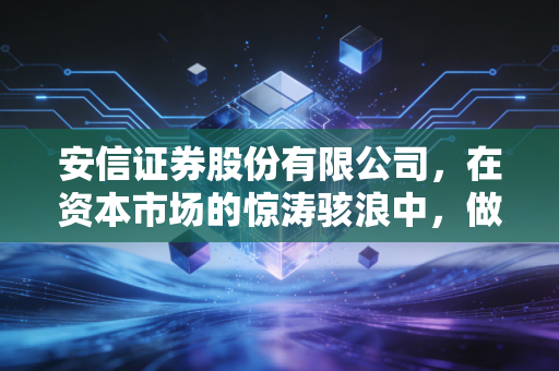 安信证券股份有限公司，在资本市场的惊涛骇浪中，做投资者最坚实的压舱石