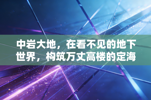 中岩大地，在看不见的地下世界，构筑万丈高楼的定海神针