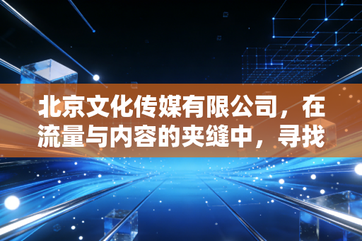 北京文化传媒有限公司，在流量与内容的夹缝中，寻找文化产业的破局之道