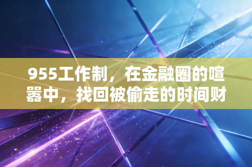 955工作制，在金融圈的喧嚣中，找回被偷走的时间财富