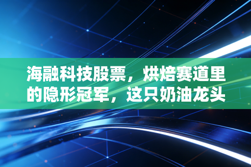 海融科技股票,烘焙赛道里的隐形冠军,这只奶油龙头到底甜不甜?