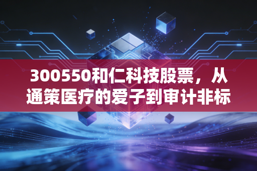 300550和仁科技股票，从通策医疗的爱子到审计非标的困局，这只医疗IT小票还有救吗？