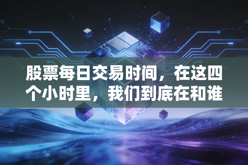 股票每日交易时间,在这四个小时里,我们到底在和谁博弈?