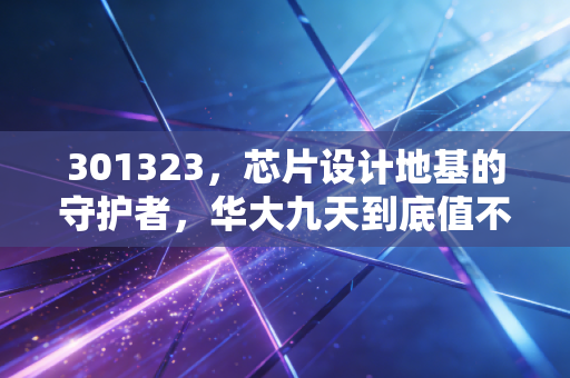 301323，芯片设计地基的守护者，华大九天到底值不值得长情持有？