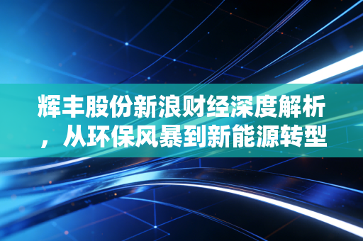 辉丰股份新浪财经深度解析,从环保风暴到新能源转型,这只不死鸟还能飞多远?