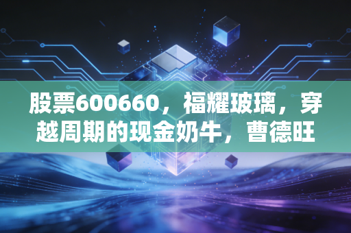 股票600660，福耀玻璃，穿越周期的现金奶牛，曹德旺的底气与你的底气