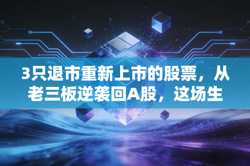 3只退市重新上市的股票，从老三板逆袭回A股，这场生死轮回给散户上了什么课？